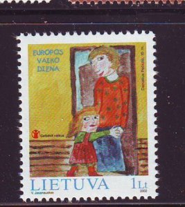 Lithuania Sc 733 2002 Children's Day stamp mint NH