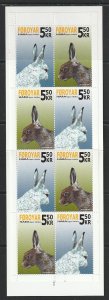 2005 Faroe Islands - Sc 455a - MNH VF - Complete Booklet - Lepus Timidus