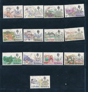 D391669 St.Helena Nice selection of VFU Used stamps