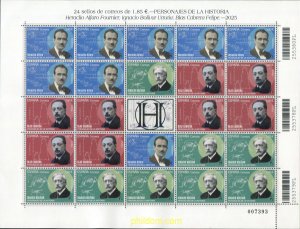 771879 MNH ESPAÑA 2025 PERSONAJES DE LA HISTORIA.
