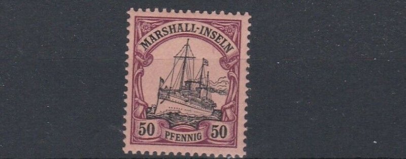 MARSHALL  ISLANDS 1901   S G  G18   50PF  BLACK &  PURPLE      MNH  