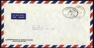 NORFOLK IS 1984 Official mail cover to Australia...........................94013