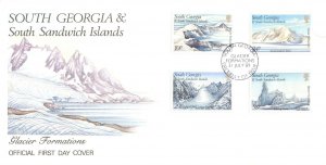 Falkland Islands Scott # 135 - 138 FDC