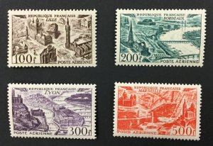 FRANCE, C23-C26,1949, 100, 200, 300 & 500f FVF, OG, MVLH. CV $82.70. (BJS).