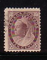 Canada 83 1898 10c Victoria Numeral stamp used