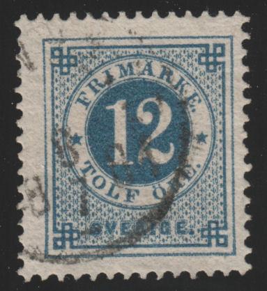 Sweden 32 Numeral of Value 1877