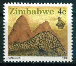 Zimbabwe 4c Pangolin issue of 1990, Scott 617, MNH