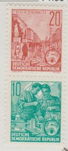 Germany DDR Scott #477478 Stamp - Mint NH Pair