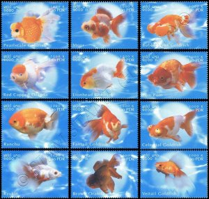 Goldfish Breeds -PERFORATE- (MNH)