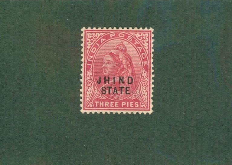INDIA-CONVENTION STATE JIND 63 MH BIN$ 1.60