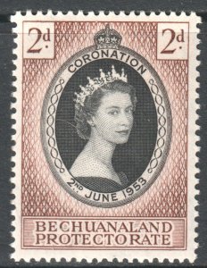 Bechuanaland Scott 153 - SG142, 1953 Coronation 2d MH*