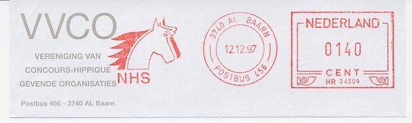 Meter top cut Netherlands 1997 Association Concours Hippique - Horse Show