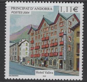 ANDORRA SGF639 2004 HOTEL VALIRA MNH