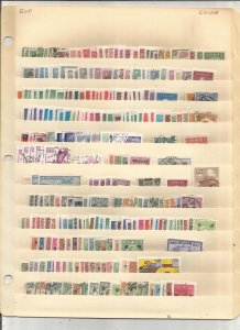 CHINA COLLECTION ON STOCK SHEET, MINT/USED