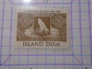 Iceland #  627  MNH     Birds