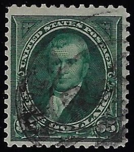 Scott #278 - $600.00 – VF-used – Exceptional Showpiece! Registry cancel.