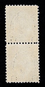 U.S. SCOTT #610 HARDING 2 CENTS BLACK VERTICAL PAIR 1923 MNH-OG