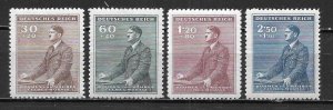 Czechoslovakia Bohemia & Moravia B9-12 Hitler's 53rd Birthday set Unused LH
