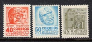 Mexico Lot Scott 880, 881, 882a MNH