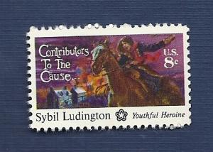 1559  10c Sybil Ludington  F/MNH/OG