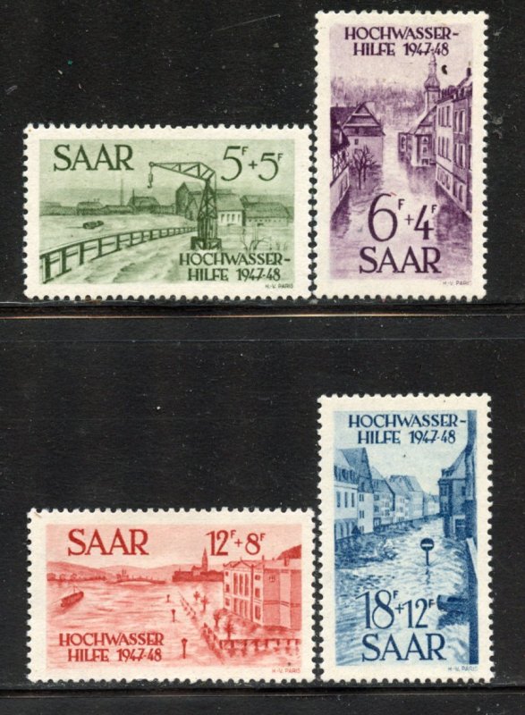 Saar # B61-4, Mint Hinge. CV $ 22.50