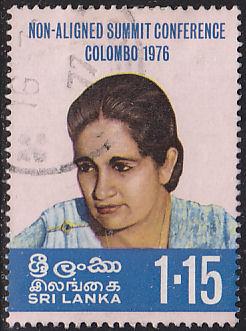 Sri Lanka 511 Prime Min. Sirimavo Bandaranaike 1976