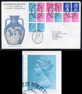 24th May 1972 Wedgwood FDC 1/2p with good perfs