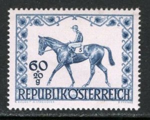 AUSTRIA SC#B207 RACE HORSE AND JOCKEY (1947) MNH