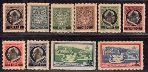 $Vatican City Sc#102-9, E7-8, M/NH/F-VF, complete set, Cv. $18.75