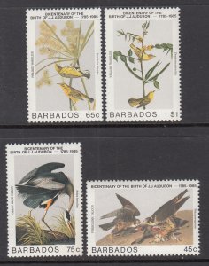 Barbados 665-668 Birds MNH VF