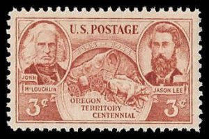 PCBstamps   US # 964 3c Oregon Territory, MNH, (7)