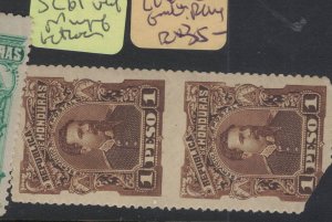 Honduras SC 61 Vert Imperp Pair MOG (3fol)