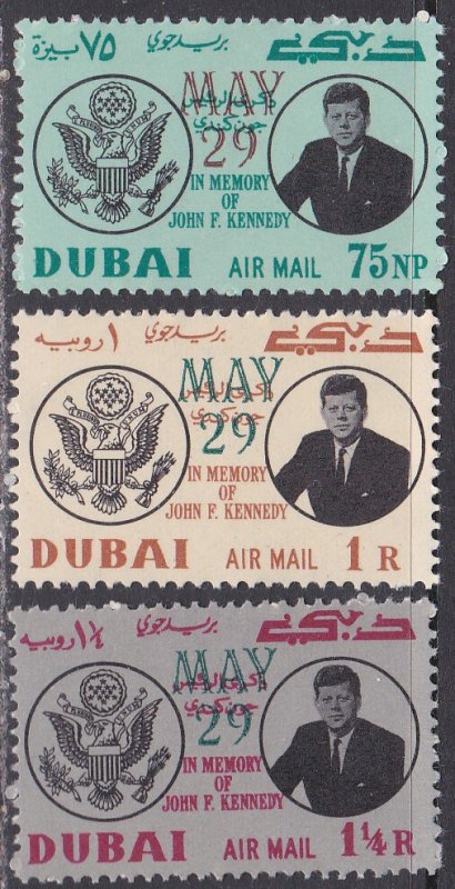 Dubai Sc #C52-C54 MNH