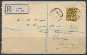 GB SG SG 232 on cover Redhill cancel   - SC# 132   see scan