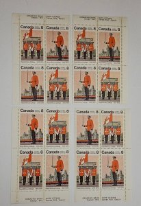 Canada 1976 Royal Military College Centenary MS Plate Blocks MNH