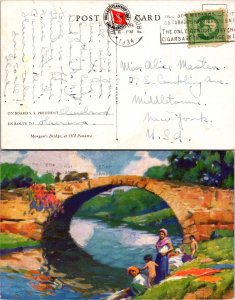 1934 Cuba Picture Postcard (Dollar Steamship) Slogan Cancel ( Postal History ...