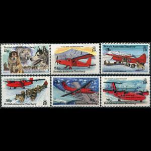 BR.ANTARCTIC TERR. 1994 - Scott# 218-23 Transportation Set of 6 NH