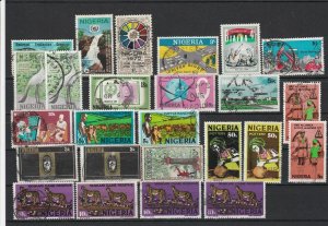 Nigeria Stamps some Different Shades Ref 24995