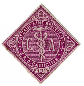 (I.B) France Cinderella : Trade Stamp (Chezaud Aine Brevette)