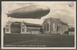 Switzerland 1930 Graf Zeppelin RPPC Schweizfahrt Swiss Cover Mi71I Romans 103507