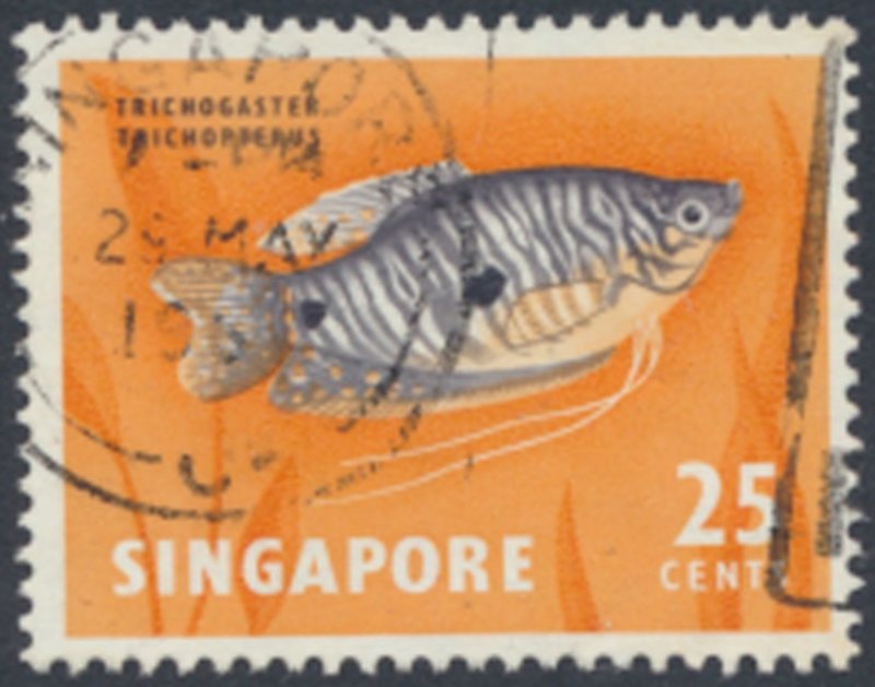 Singapore   SC#  59   Used  Fish  Marine Life  see details & scans