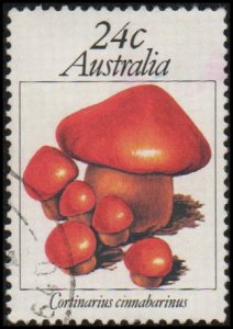 Australia 806 - Used - 24c Mushroom (1981) (cv $0.40) (2)