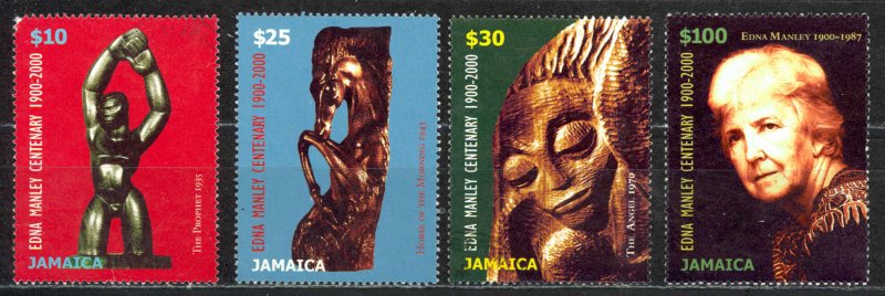 Jamaica Sc# 915-918 MH 2000 Edna Manley