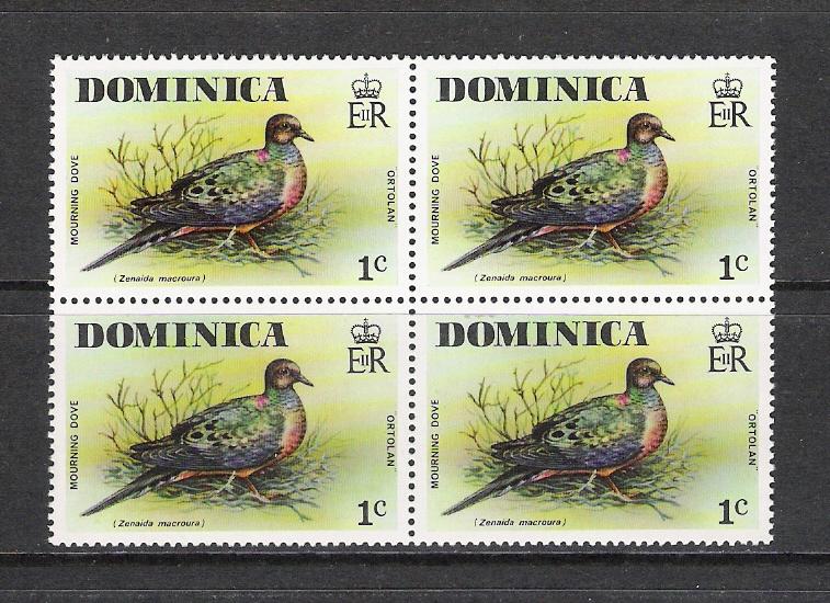 Dominica #486 Mourning Dove MNH