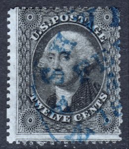 #36 Used, Ave-F, Blue date cancel (CV $300 - ID24827) - Joseph Luft