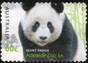 Australia 3786 - Used - 60c Giant Panda / Zoo (Sync. DC) (2012)