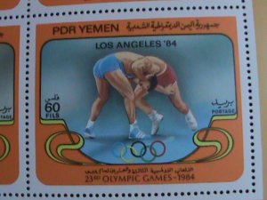 YEMEN STAMP -1984 SUMMER OLYMPIC GAMES-LOS ANGELES-U.S.A. MNH S/S SHEET VF