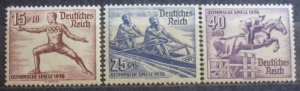 Germany #B87-B89 MLH- SCV=$14.00