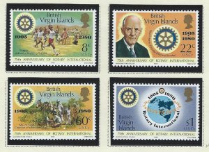 British Virgin Islands mnh s.c.#  381-384