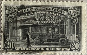 US #E19 Used Single Thin Post Office Truck SCV $.25
